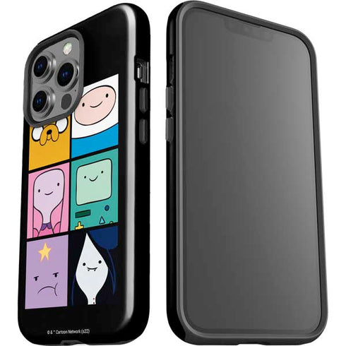 Adult Swim Adventure Time Character Tiles iPhone 15 Pro Impact Case
